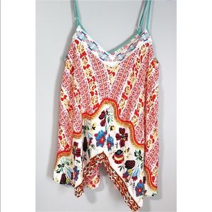 ❌SOLD❌ Flying Tomato Printed Handkerchief Tank